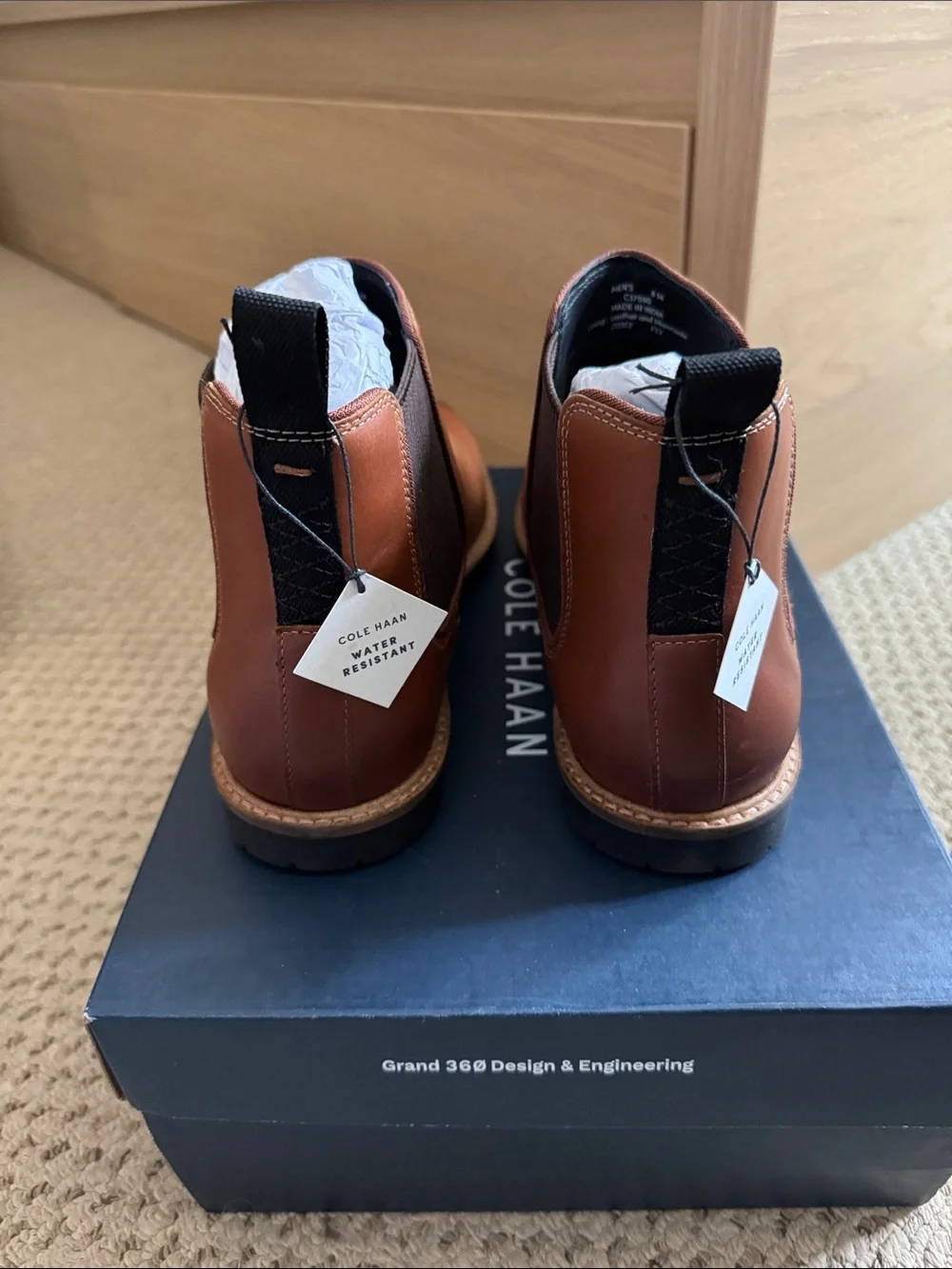 Cole Haan Midland Lug Sole Water-Resistant Chelsea Boots